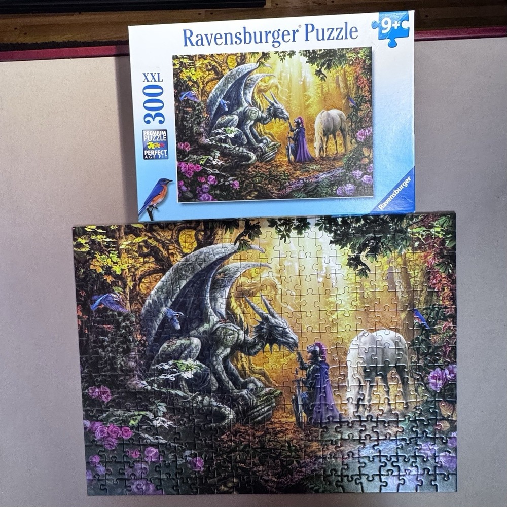 Ravensburger 300 XXL Piece Puzzle Forest Rendezvous 2017 Jen Patrik COMPLETE